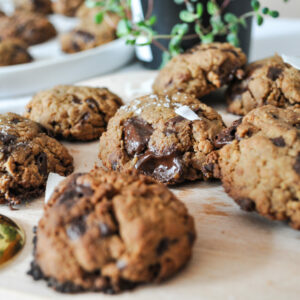 Cookies au chocolat paléo sans gluten, sans lactose