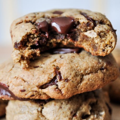 Cookie à la farine de noix tigrée
