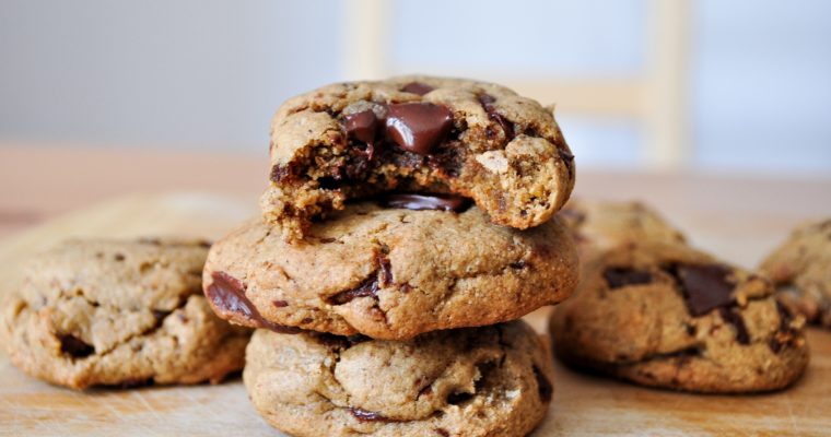 Cookies à la farine de noix tigrée