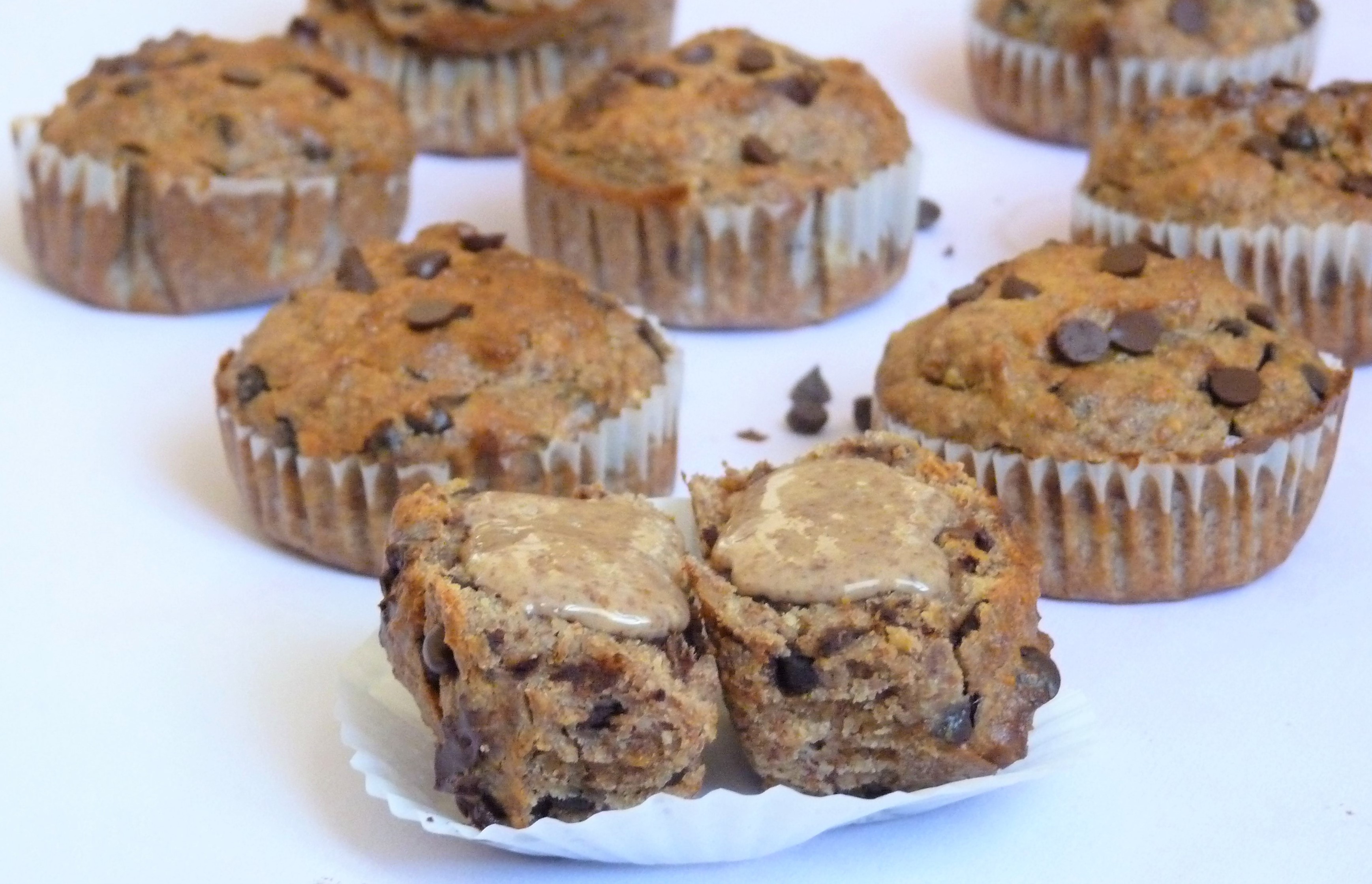 Muffin paléo aux pépites de chocolat