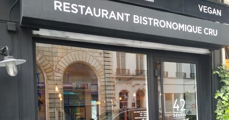 42 degrés : le restaurant 100% cru et bio.