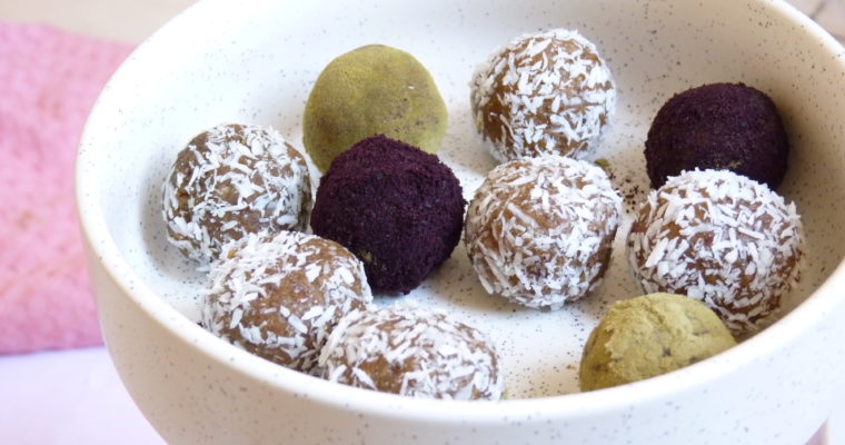 Raw Energy balls aux mûres séchées